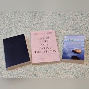 Set of Three Alcoholics Anonymous Books, Like New